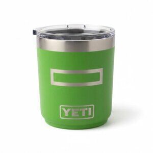 YETI Rambler MagSlider Lid Green Stainless Steel Insulate Lowball Tumbler